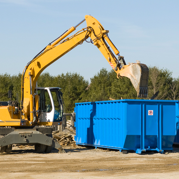 what happens if the residential dumpster is damaged or stolen during rental in Earlsboro